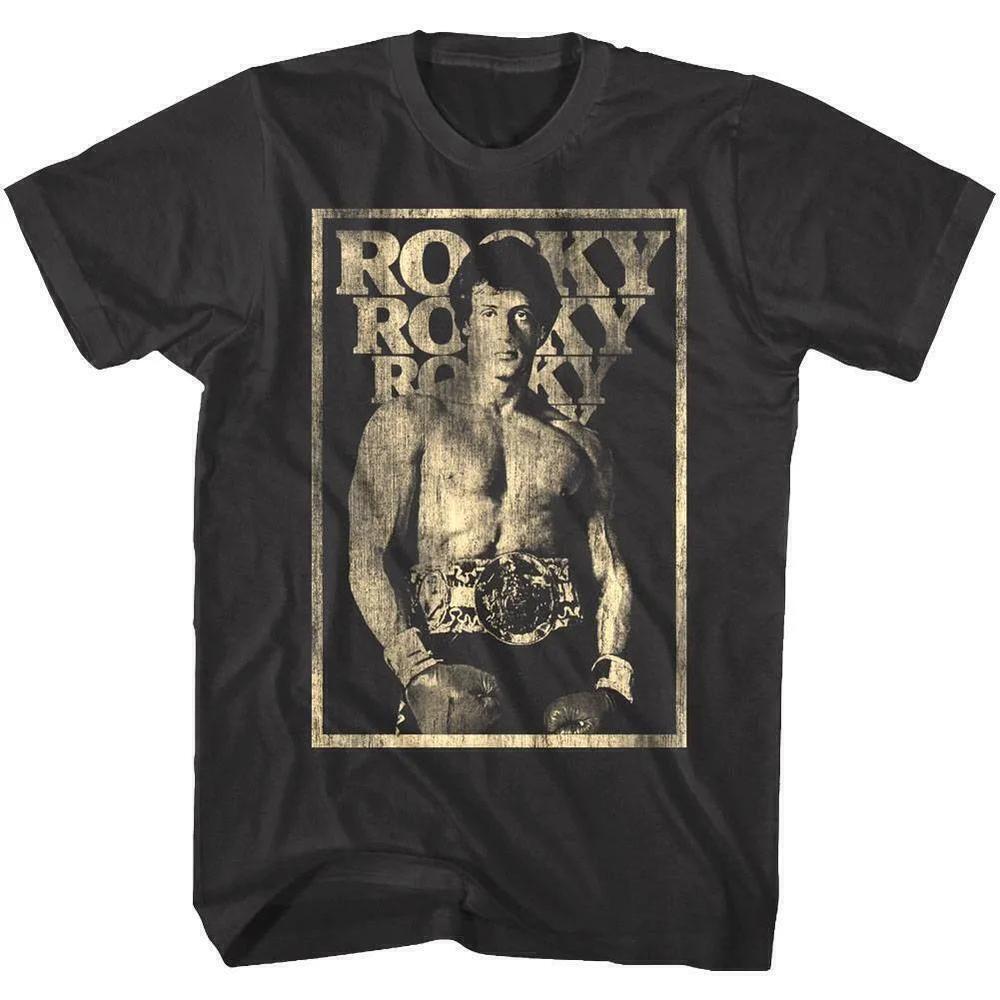 Rocky Retro Champion Boxing Legend Graphic Unisex T-Shirt